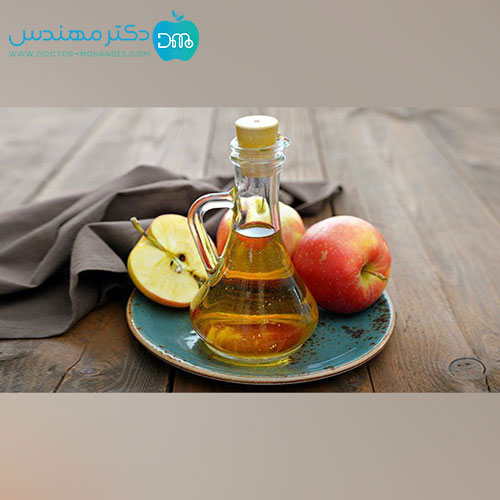پایین آوردن تب با سرکه سیب serke sib