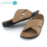 صندل طبی مردانه رنگ نسکافه ای - Image 4