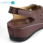 صندل طبی زنانه مدل 1034 رنگ زرشکی - Image 5