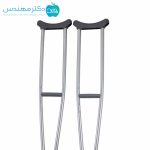 عصا زیر بغل گالوانیزه قابل تنظیم (یک جفت) - Image 3