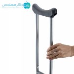 عصا زیر بغل گالوانیزه قابل تنظیم (یک جفت) - Image 5