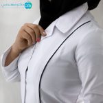 روپوش پزشکی مغزی دوز زنانه برند برادران - Image 5