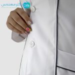 روپوش پزشکی مغزی دوز زنانه برند برادران - Image 7