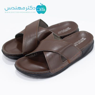 صندل طبی مردانه رنگ قهوه ای