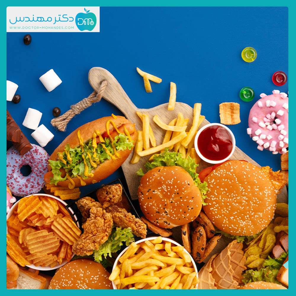 خوراکی های مضر برای فشار خون بالا 6 fastfoodha0.jpg