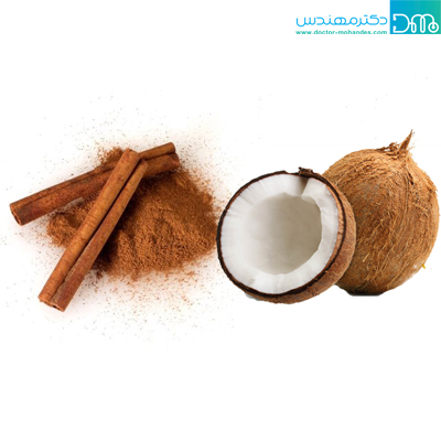 ماسک روغن نارگیل و دارچین ماسک روغن نارگیل و دارچین