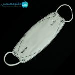 ماسک سه بعدی چهار لایه سفید (بسته 25 عددی) - Image 3