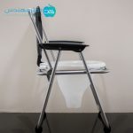 توالت فرنگی تاشو سیار دسته دار (برند رسا)+قیف