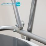 توالت فرنگی تاشو سیار دسته دار (برند رسا) بدون قیف - Image 3