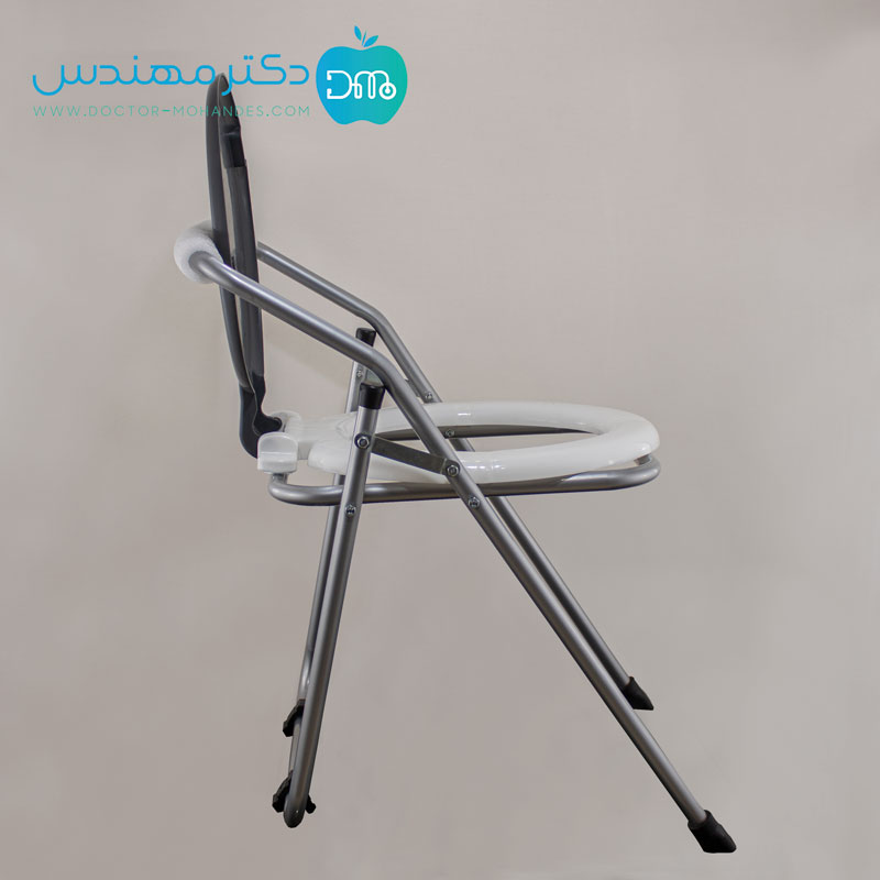توالت فرنگی تاشو سیار (برند رسا) بدون قیف