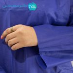 گان، شلوار و کلاه (ست لباس عمل) بسته 100 عددی - Image 5