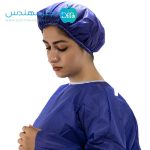 گان، شلوار و کلاه (ست لباس عمل) بسته 100 عددی - Image 4