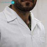 روپوش پزشکی مردانه پارچه کجراه برند برادران - Image 6