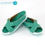 صندل طبی زنانه مدل 1024 رنگ سبزآبی - Image 3