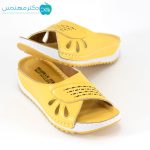 صندل طبی زنانه مدل 1022 رنگ زرد - Image 3