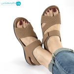 صندل طبی زنانه کد 1063 رنگ نخودی - Image 6
