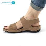 صندل طبی زنانه کد 1063 رنگ نخودی - Image 7