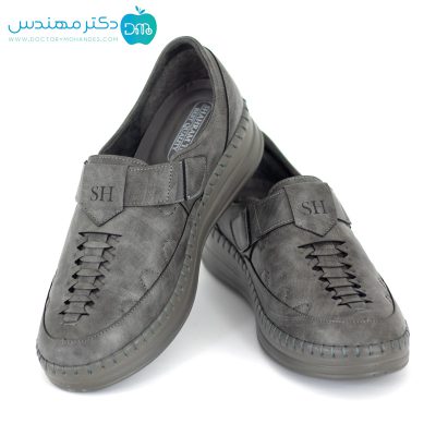 کفش طبی زنانه شهرام طب کد 3021 رنگ طوسی