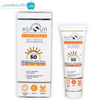 کرم ضدآفتاب و ضدچروک بدون رنگ هپسان