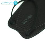 ماسک سه بعدی چهار لایه سفید و مشکی (بسته 25 عددی) - Image 4