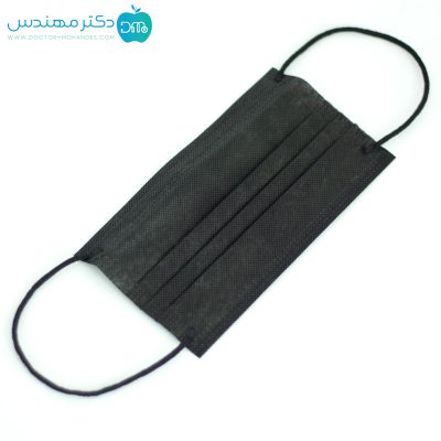 ماسک سه لایه پرستاری رنگ مشکی برند ماکسیما (بسته 10 عددی)