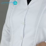 روپوش پزشکی زنانه کجراه مدل کتی برند ایران - Image 3