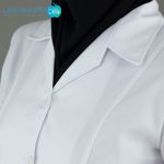 روپوش پزشکی زنانه کجراه مدل کتی برند ایران - Image 6